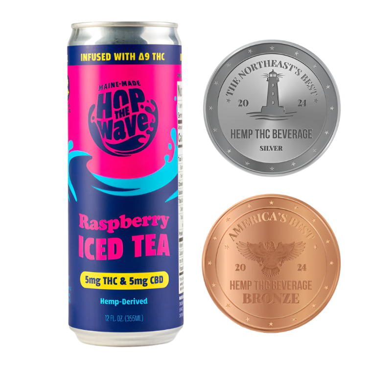 5mg THC & 5mg CBD Raspberry Iced Tea