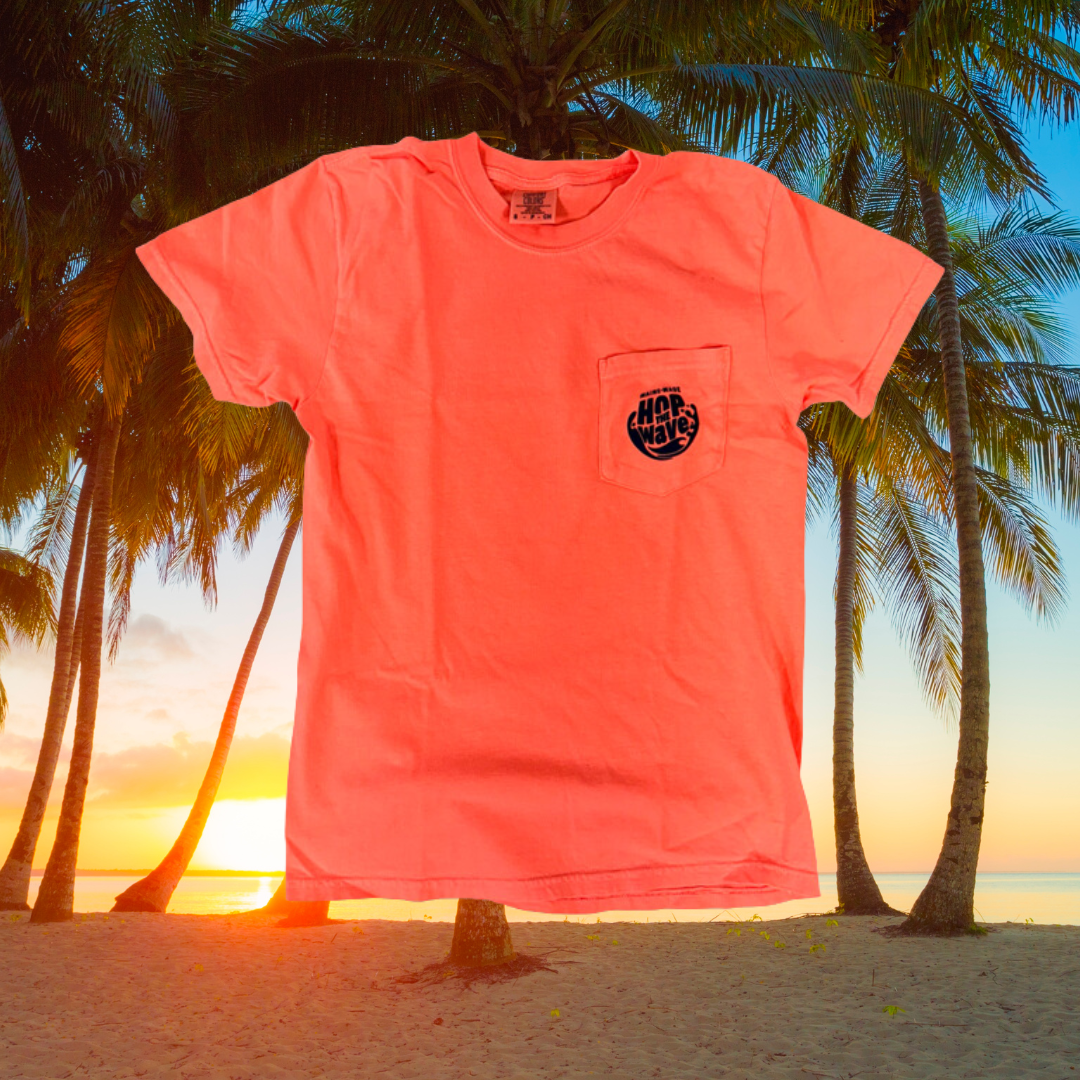 Ride Your Wave Comfort Color Pocket T-Shirt