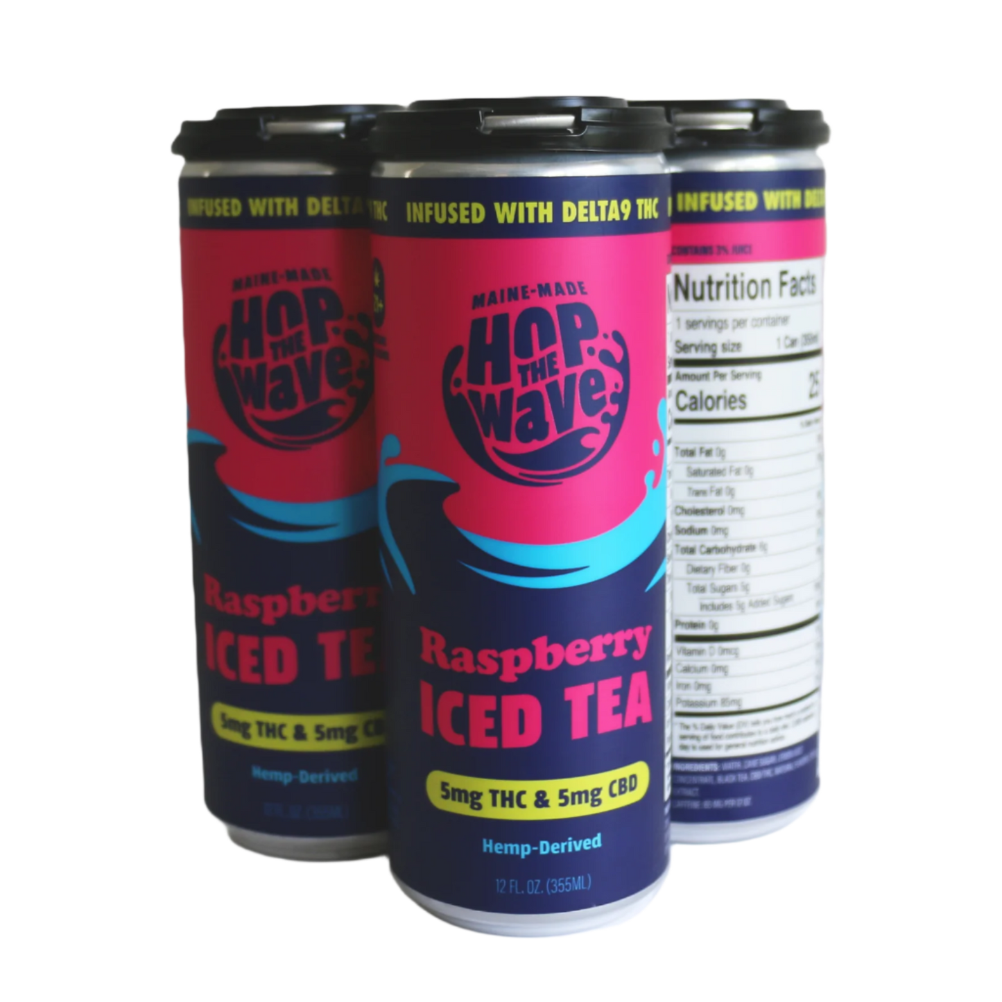 5mg THC & 5mg CBD Raspberry Iced Tea