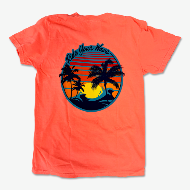 Ride Your Wave Comfort Color Pocket T-Shirt