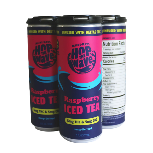 5mg THC & 5mg CBD Raspberry Iced Tea